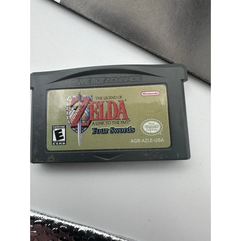 Zelda A Link to the Past Four Swords Game Boy Advance GBA Box Inserts NO Manual